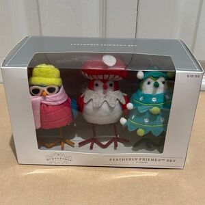 Featherly Friends 3-Count Mini Bird Set